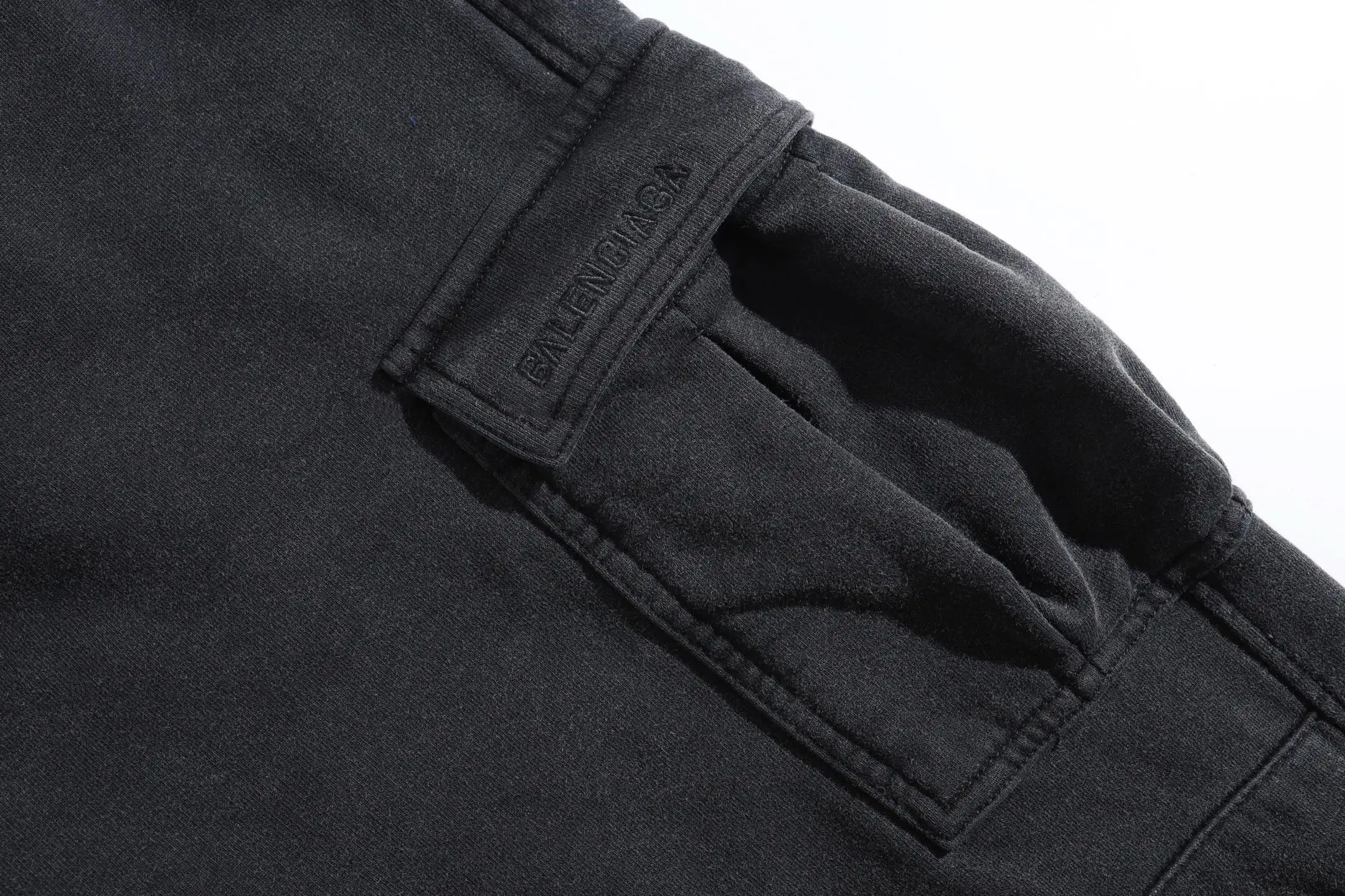 Washed Cotton-Jersey Cargo Sweatpants D34912924 — view 3