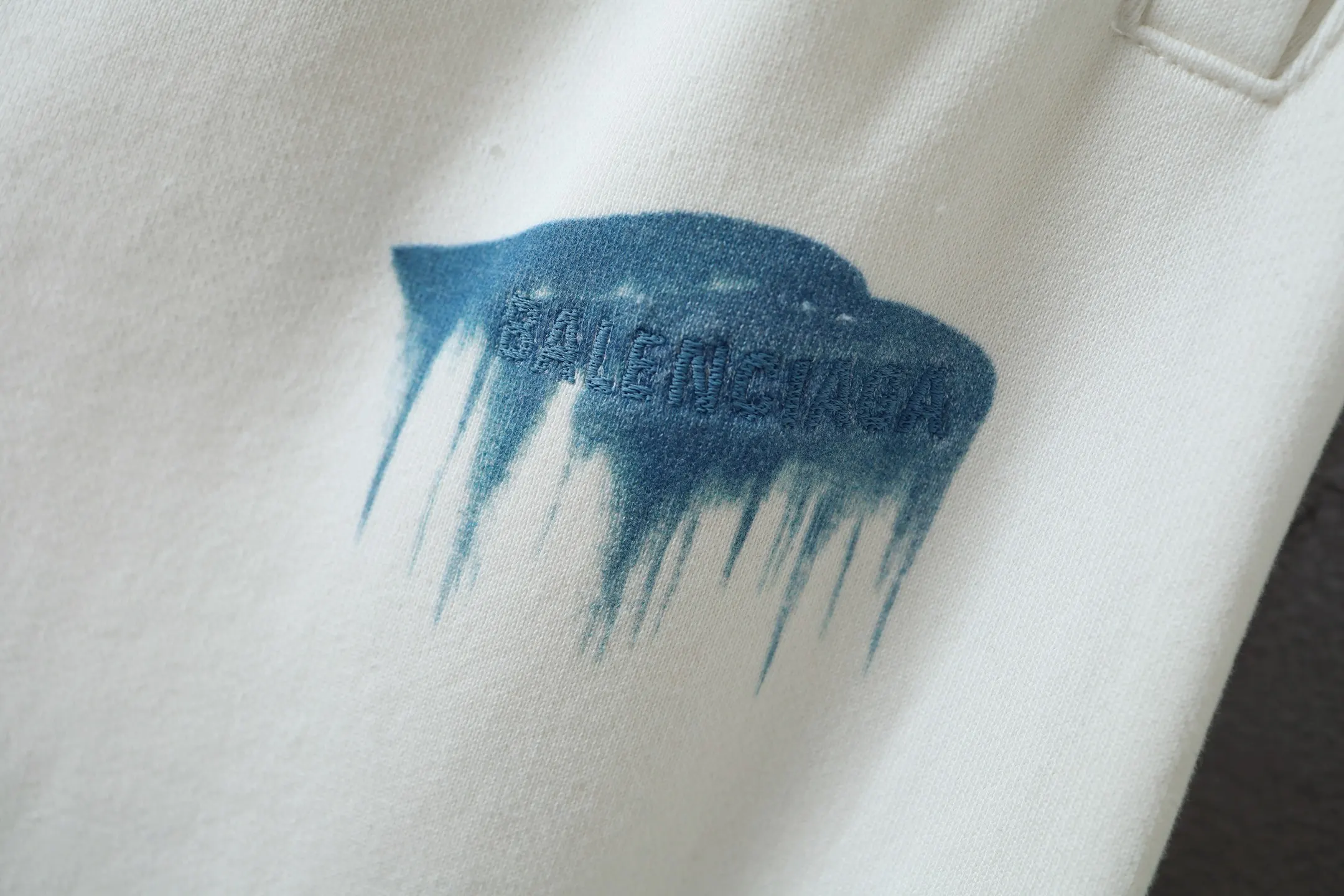 Logo Embroidered Paint-Drip Sweatpants D25922572 — view 22