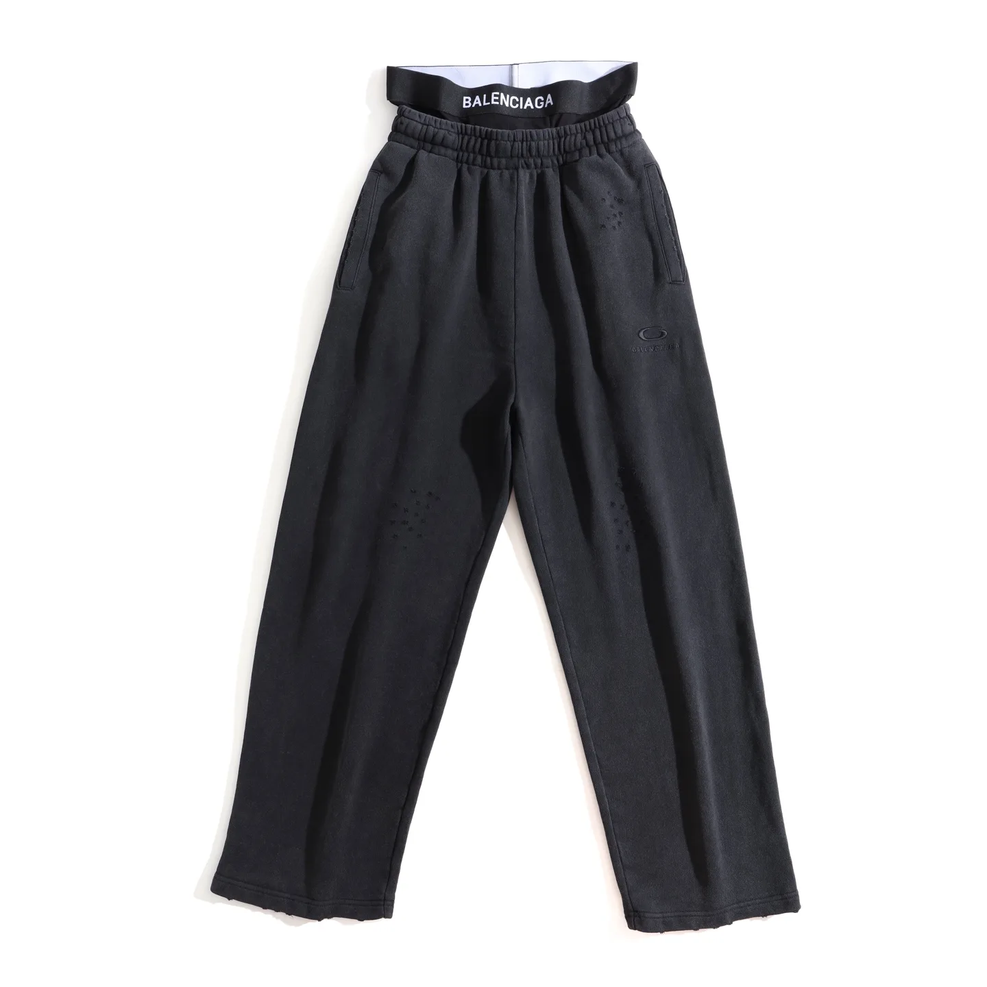 Trompe L'oeil Layered Waistband Sweatpants D25922609