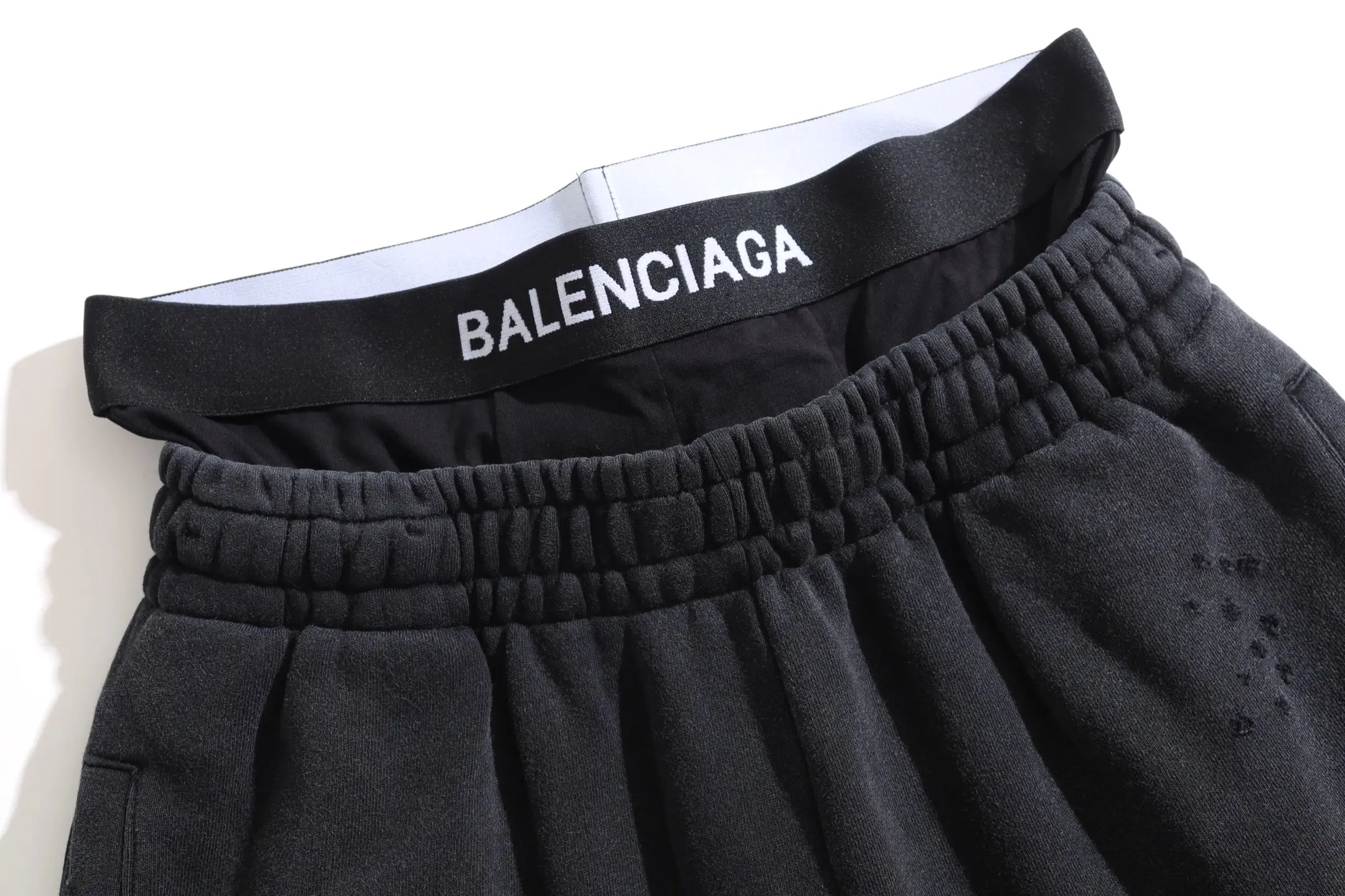 Trompe L'oeil Layered Waistband Sweatpants D25922609 — view 4