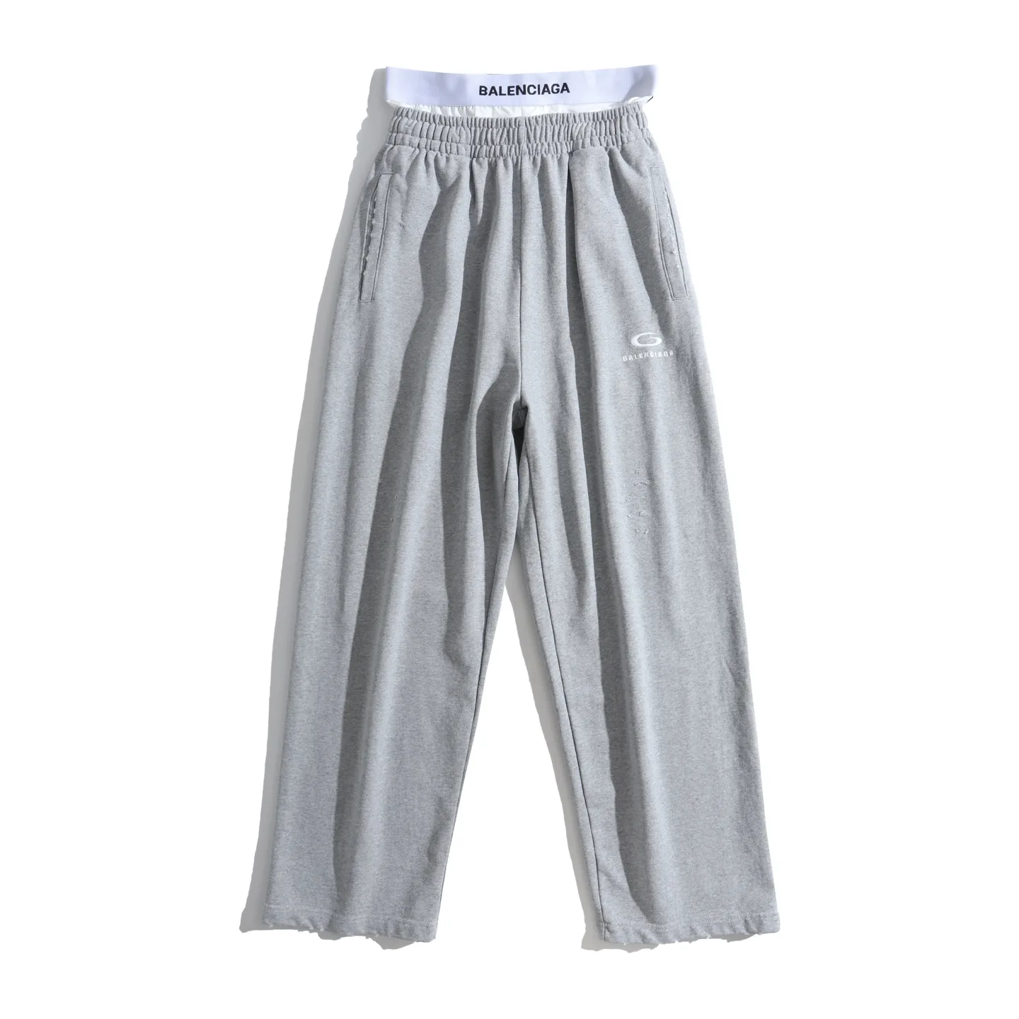 Trompe L'oeil Layered Waistband Sweatpants D25922609 — view 19