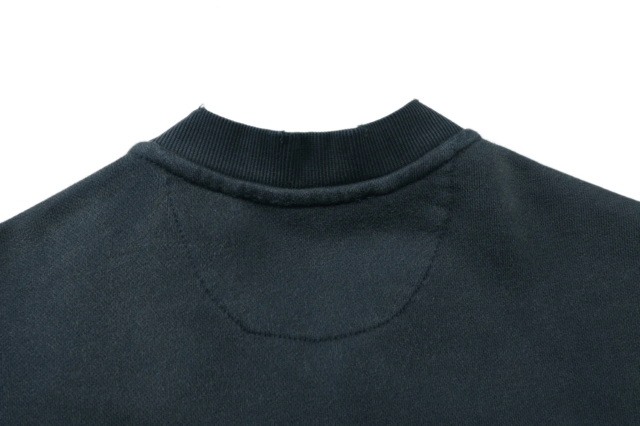 Logo Print Distressed Zip-Up Sweatshirt D19512132 — view 6