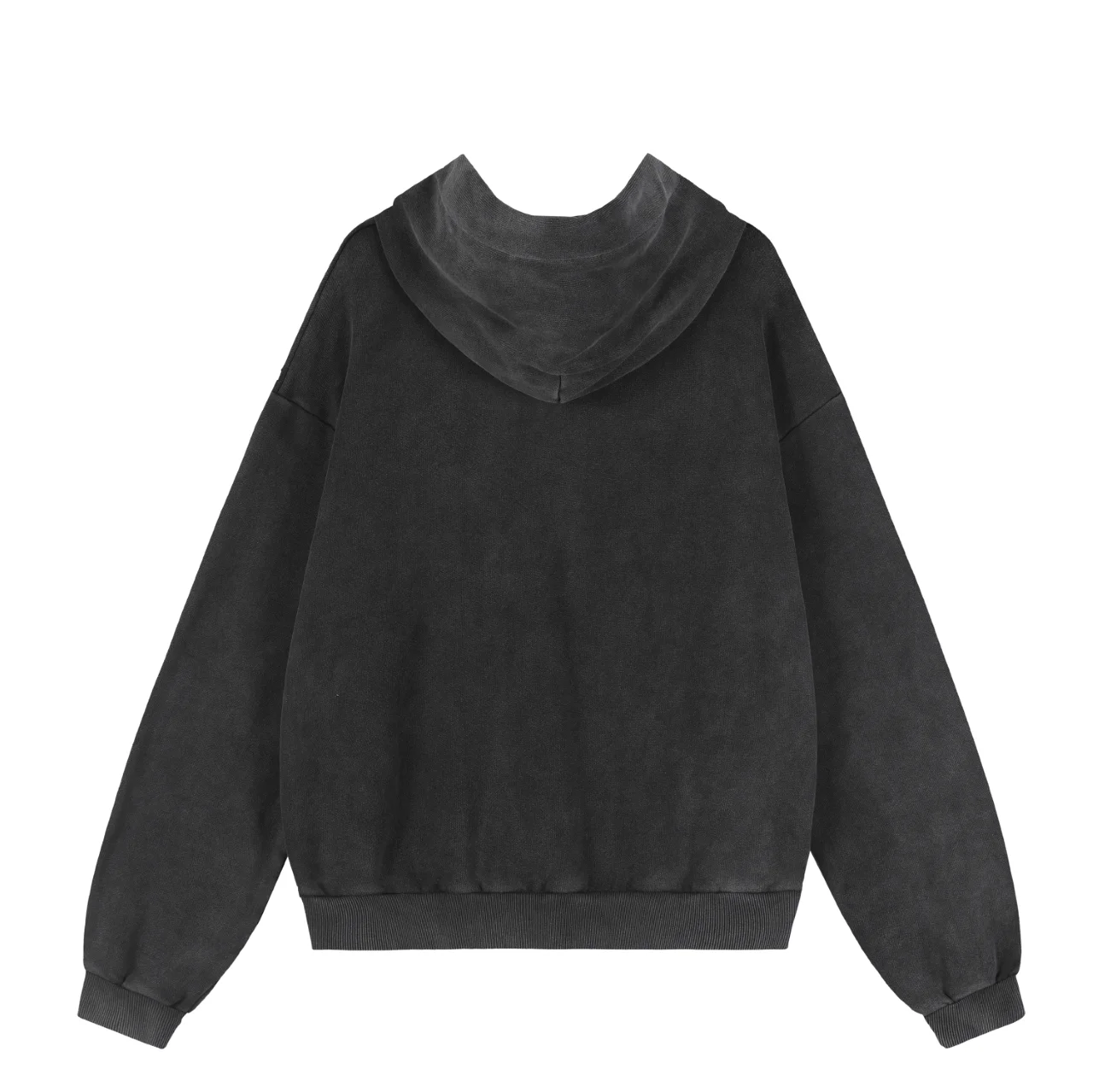Washed Graphic Print Hoodie D14015911 — view 2
