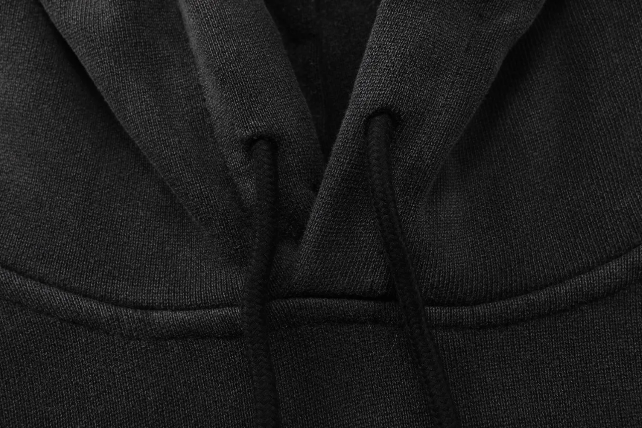 Graphic Print Washed Cotton Hoodie D19012130 — view 4