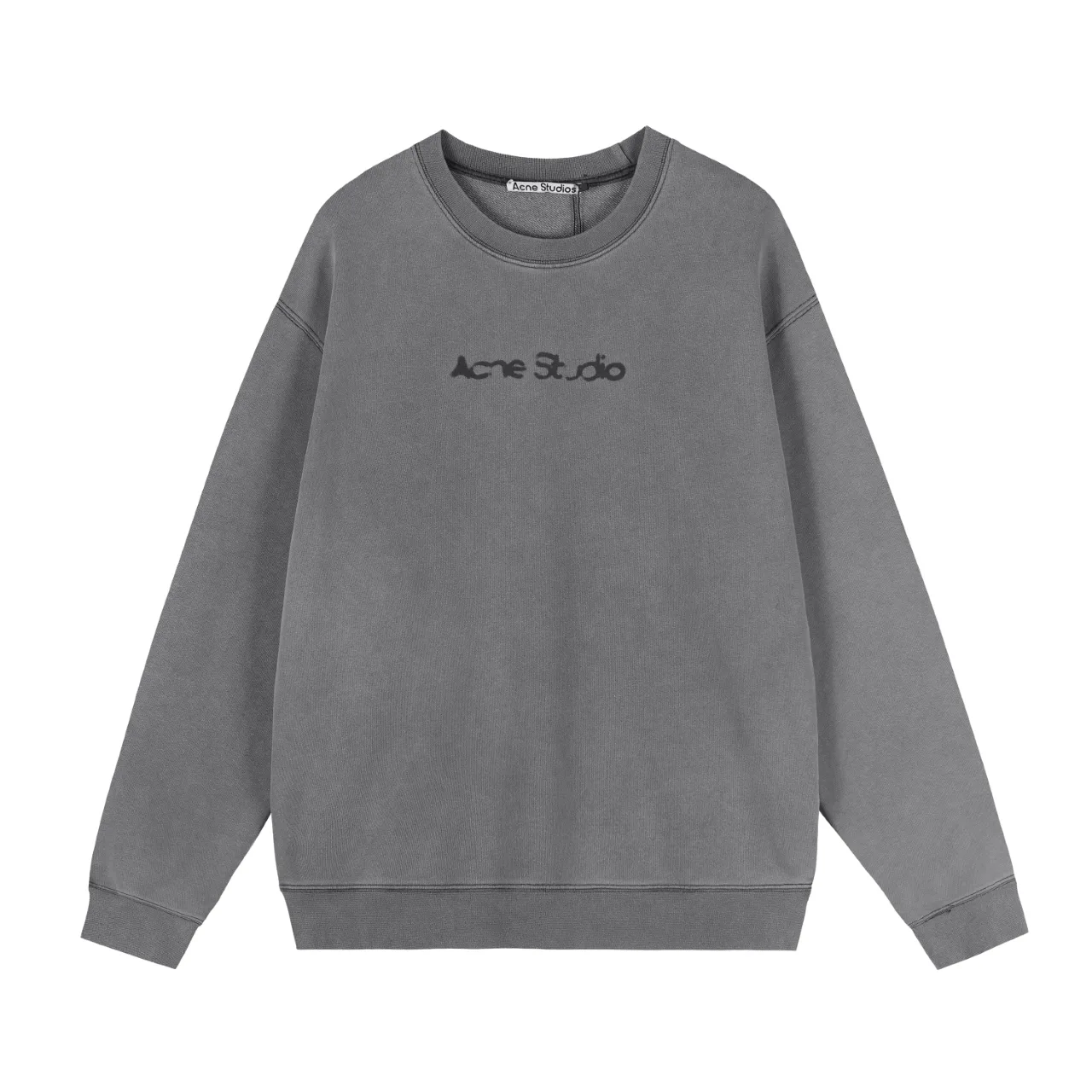 Logo-Print Washed Cotton-Jersey Sweatshirt D10515909