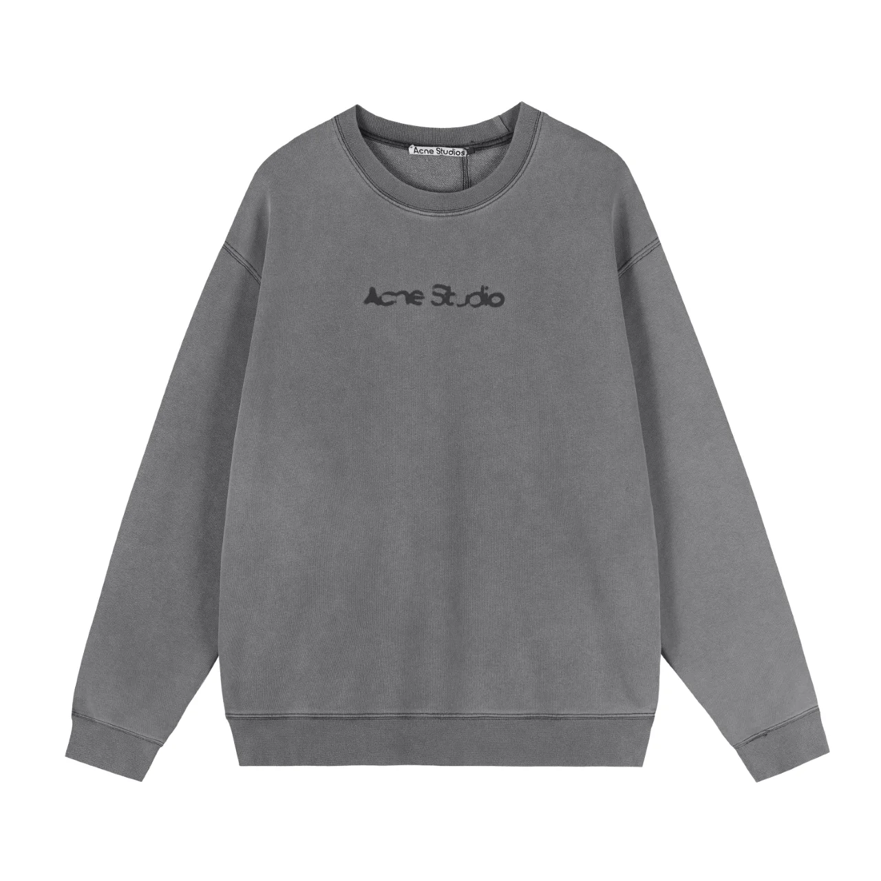 Logo-Print Washed Cotton-Jersey Sweatshirt D15512128