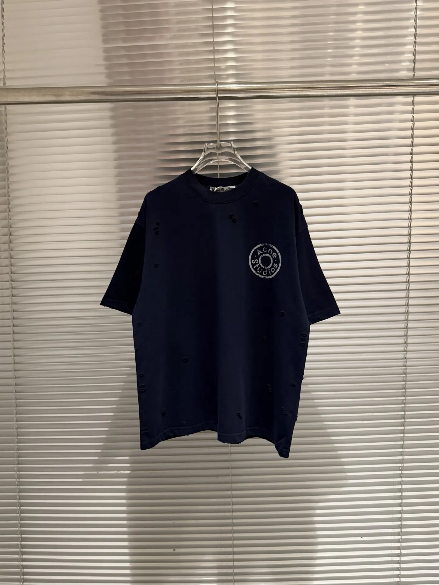 Distressed Logo-Print Cotton T-Shirt D10011774