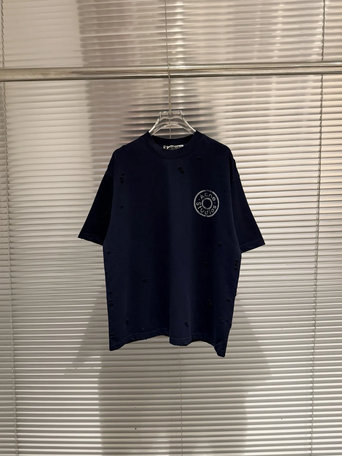 Distressed Logo-Print Cotton T-Shirt D10011774