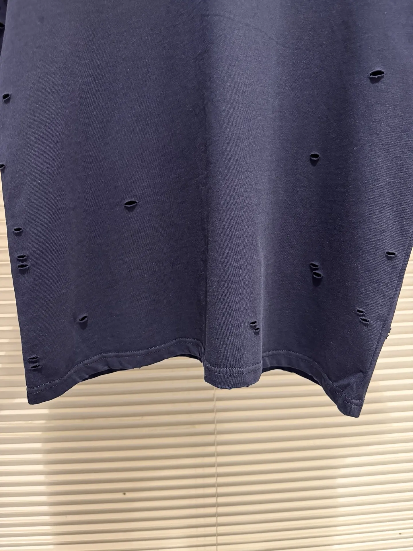 Distressed Logo-Print Cotton T-Shirt D10011774 — view 12