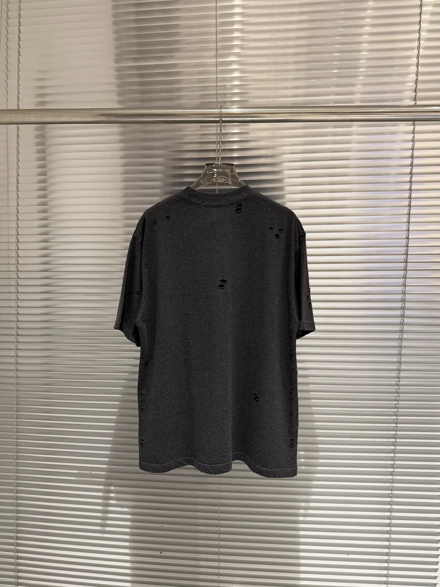 Distressed Logo-Print Cotton T-Shirt D11011790 — view 2
