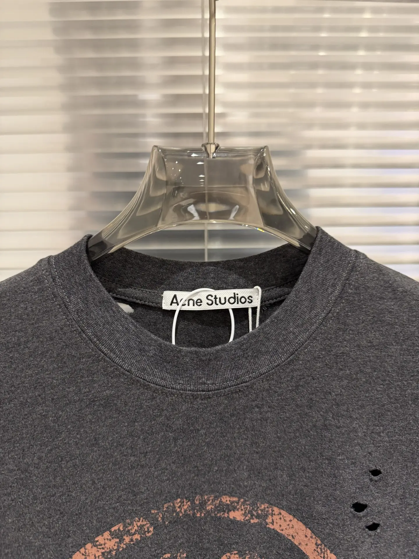 Distressed Logo-Print Cotton T-Shirt D11011790 — view 6