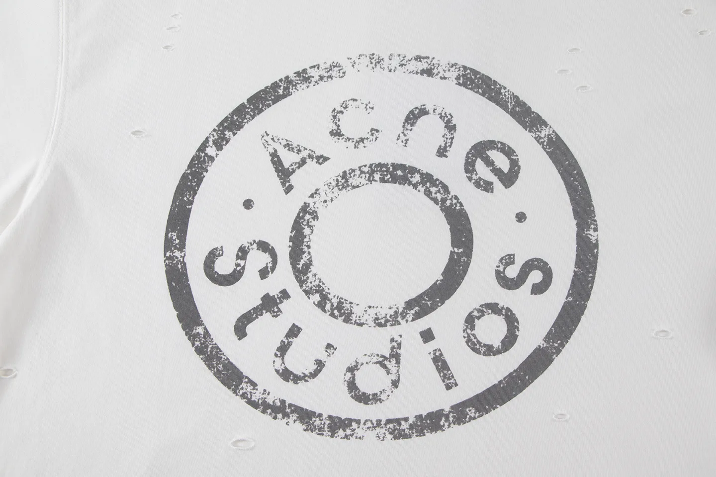 Distressed Logo Stamp Oversized T-Shirt D11011787 — view 4