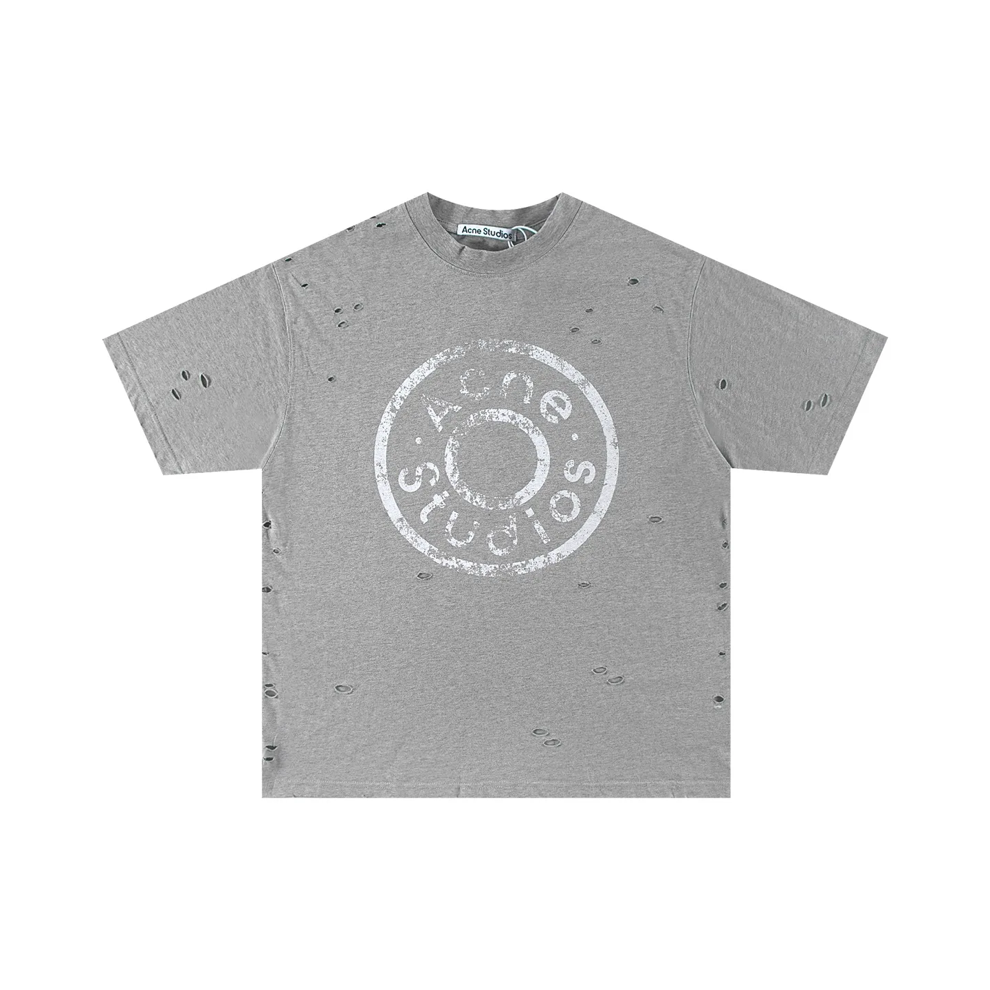 Distressed Logo-Print Cotton T-Shirt D11011789 — view 2