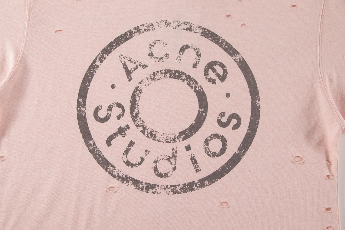 Distressed Logo-Print Cotton T-Shirt D11011788 — view 4