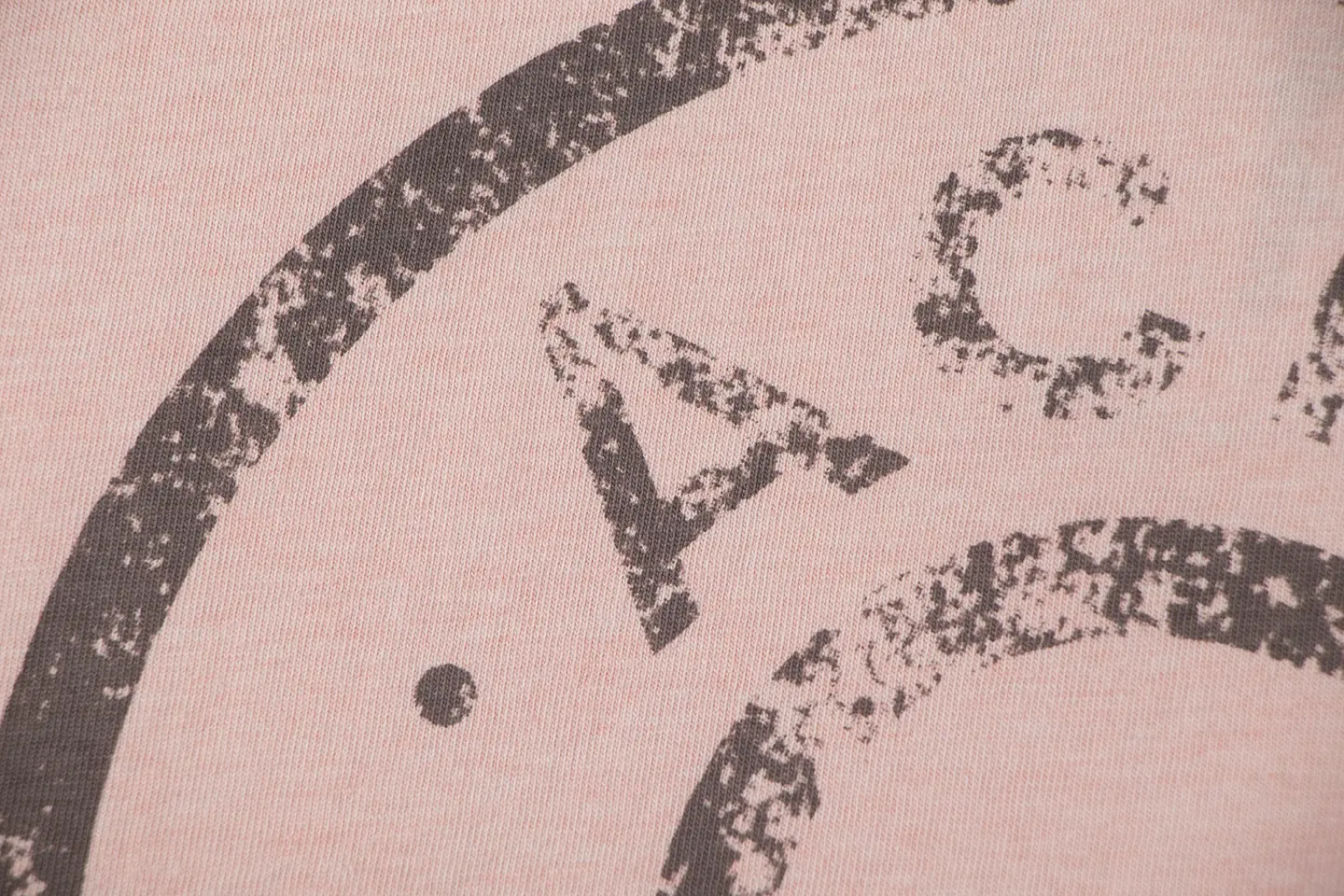 Distressed Logo-Print Cotton T-Shirt D11011788 — view 5