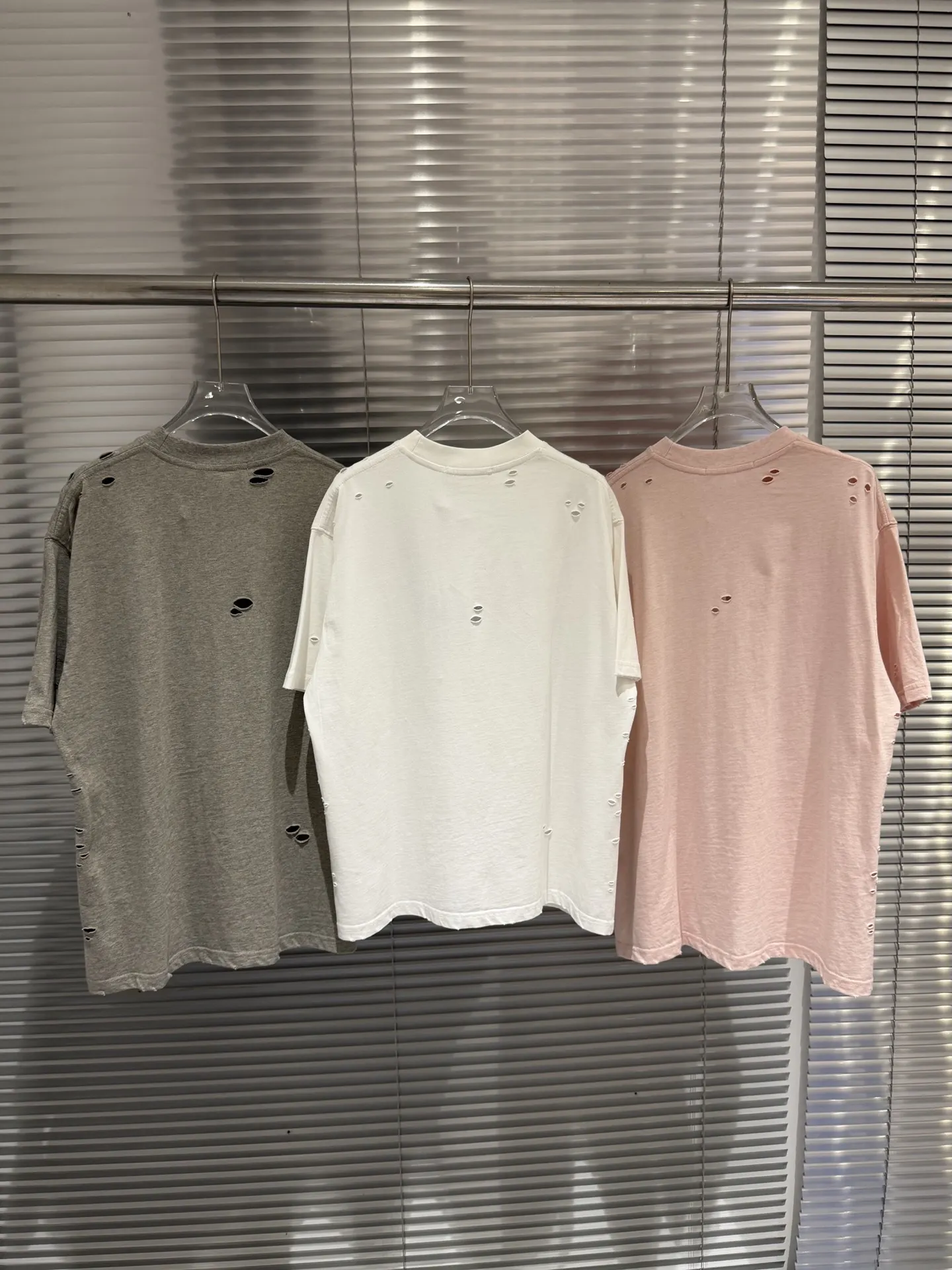 Distressed Logo-Print Cotton T-Shirt D11011786 — view 3