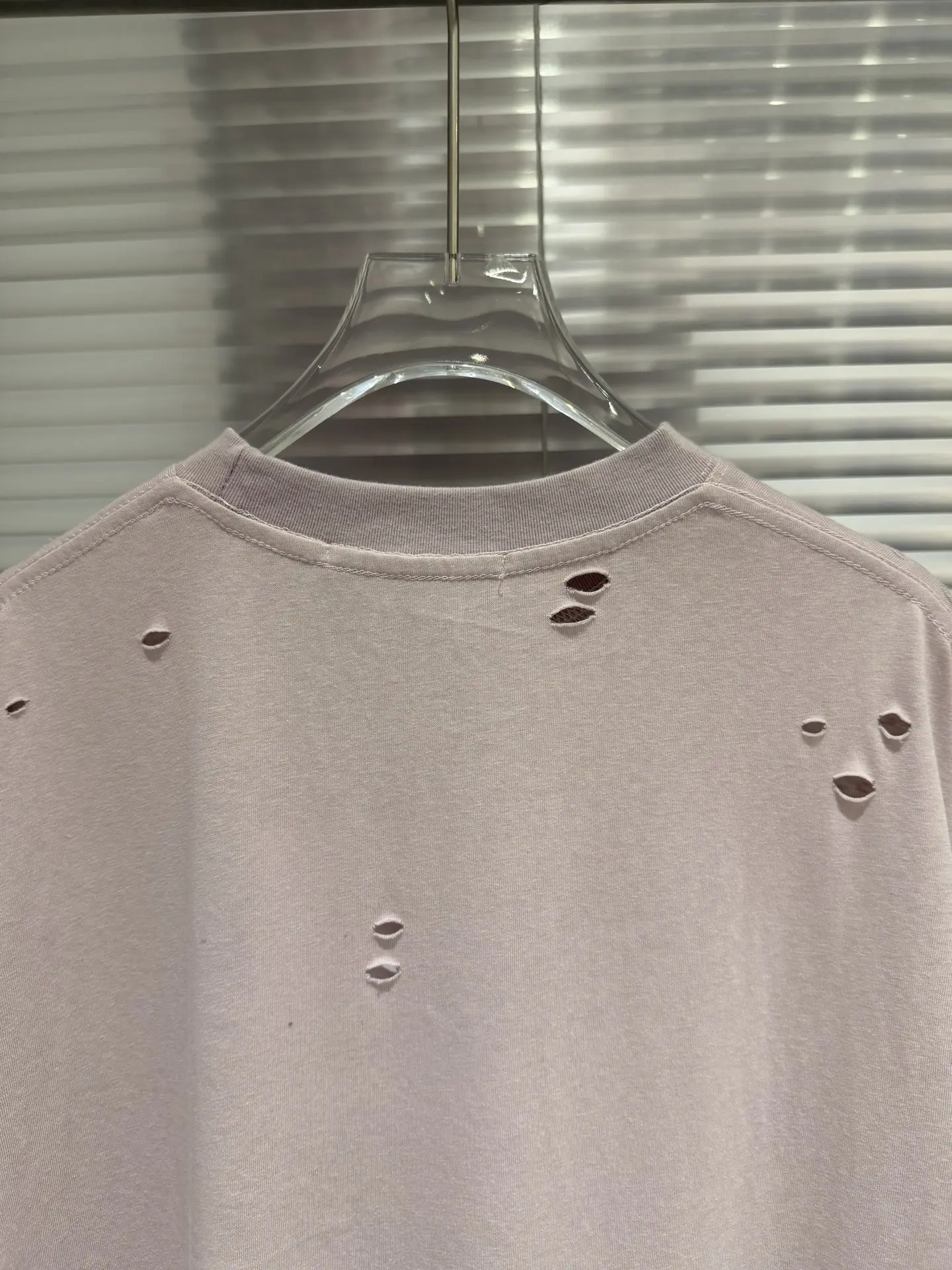 Distressed Logo-Print Cotton T-Shirt D9511775 — view 11