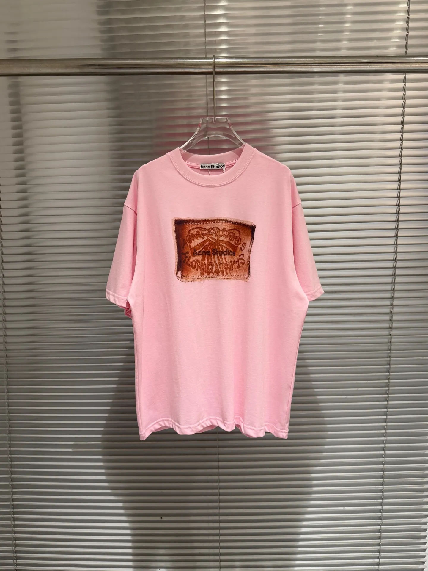 Distressed Patch Logo Oversized T-Shirt D10011795 — view 10