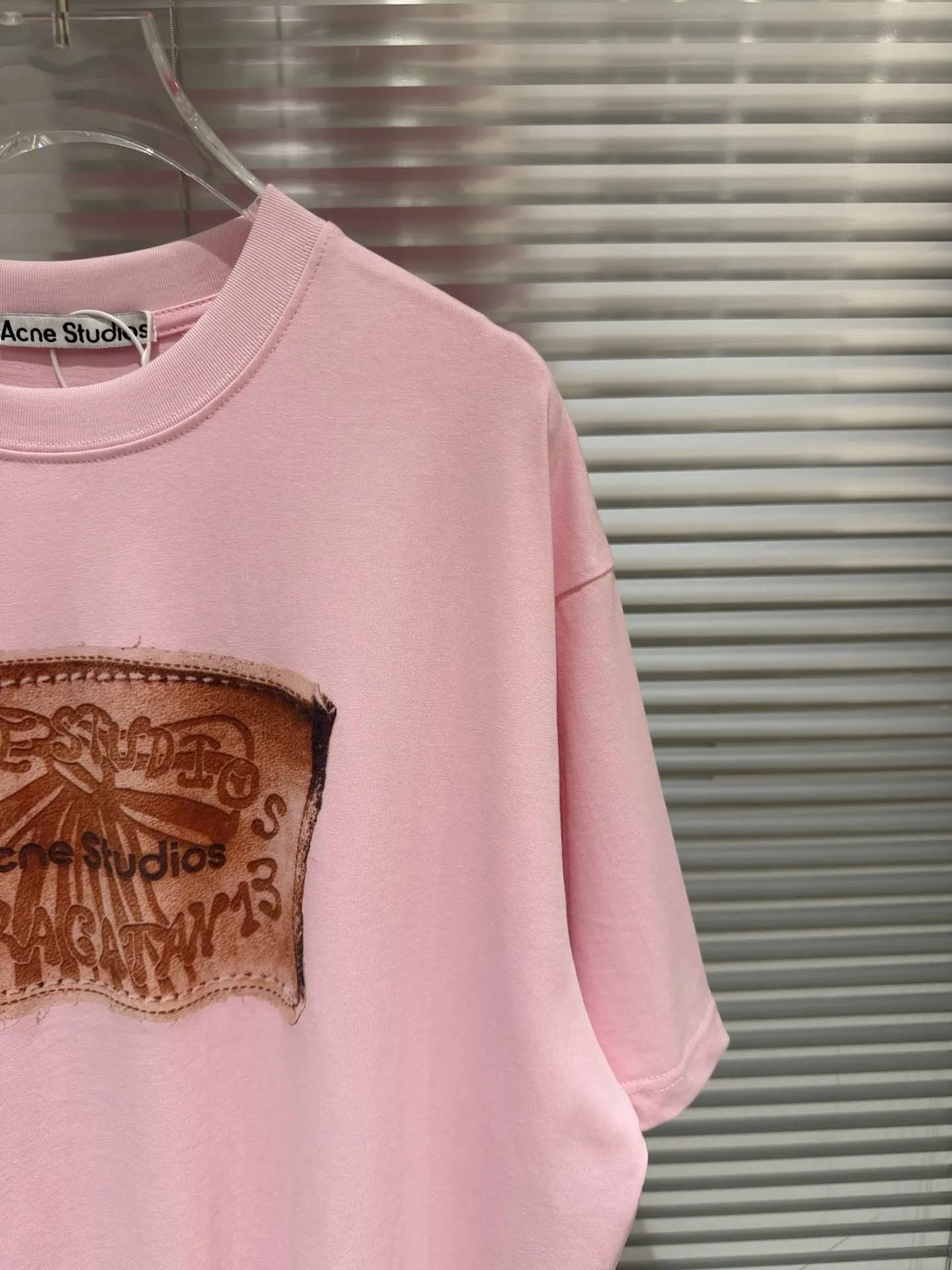 Distressed Patch Logo Oversized T-Shirt D10011795 — view 13