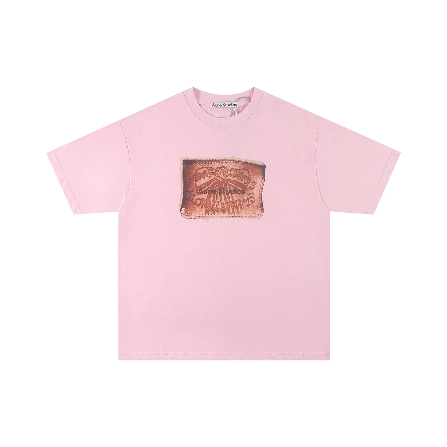 Distressed Patch Logo Oversized T-Shirt D10011796 — view 2