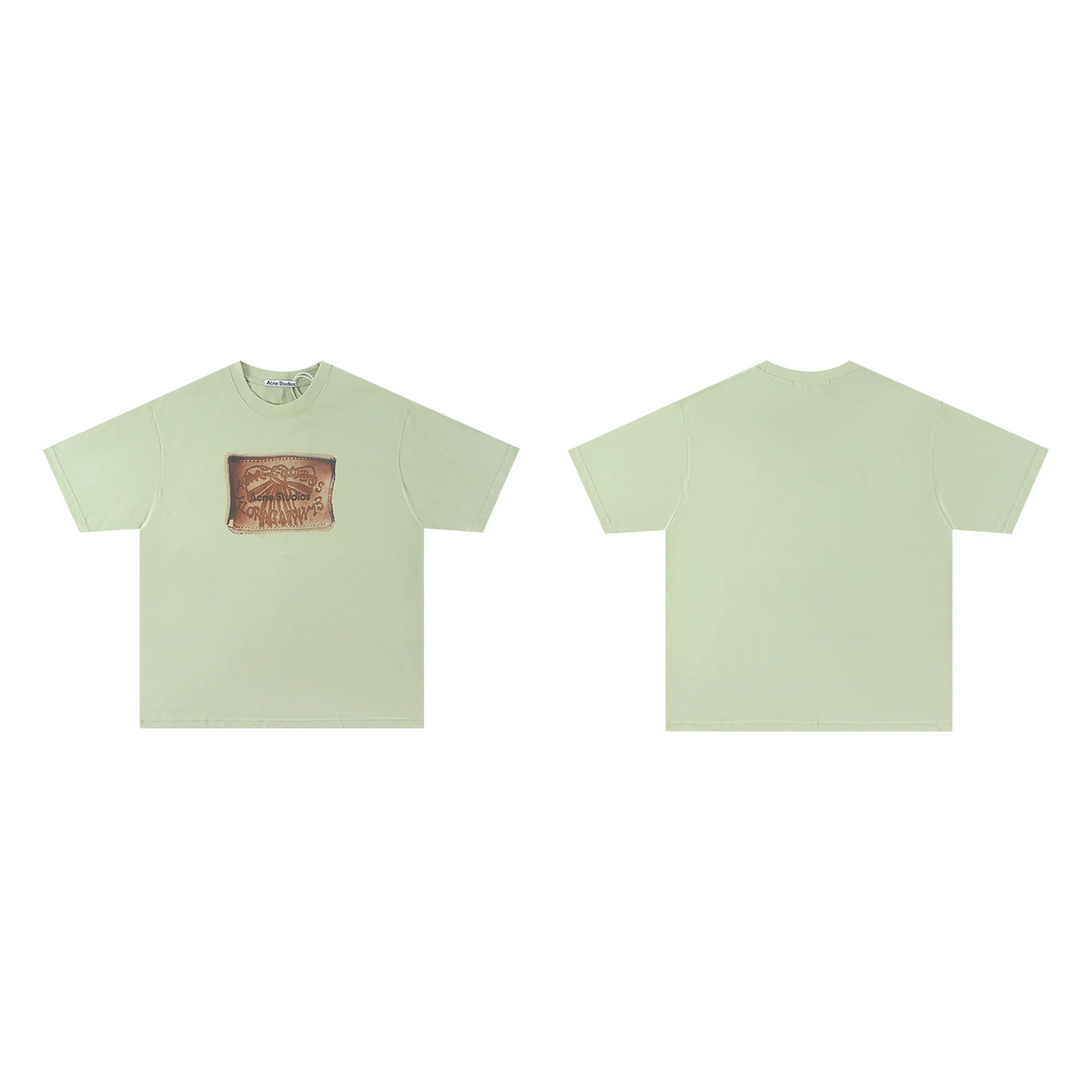 Distressed Patch Logo Oversized T-Shirt D10011792