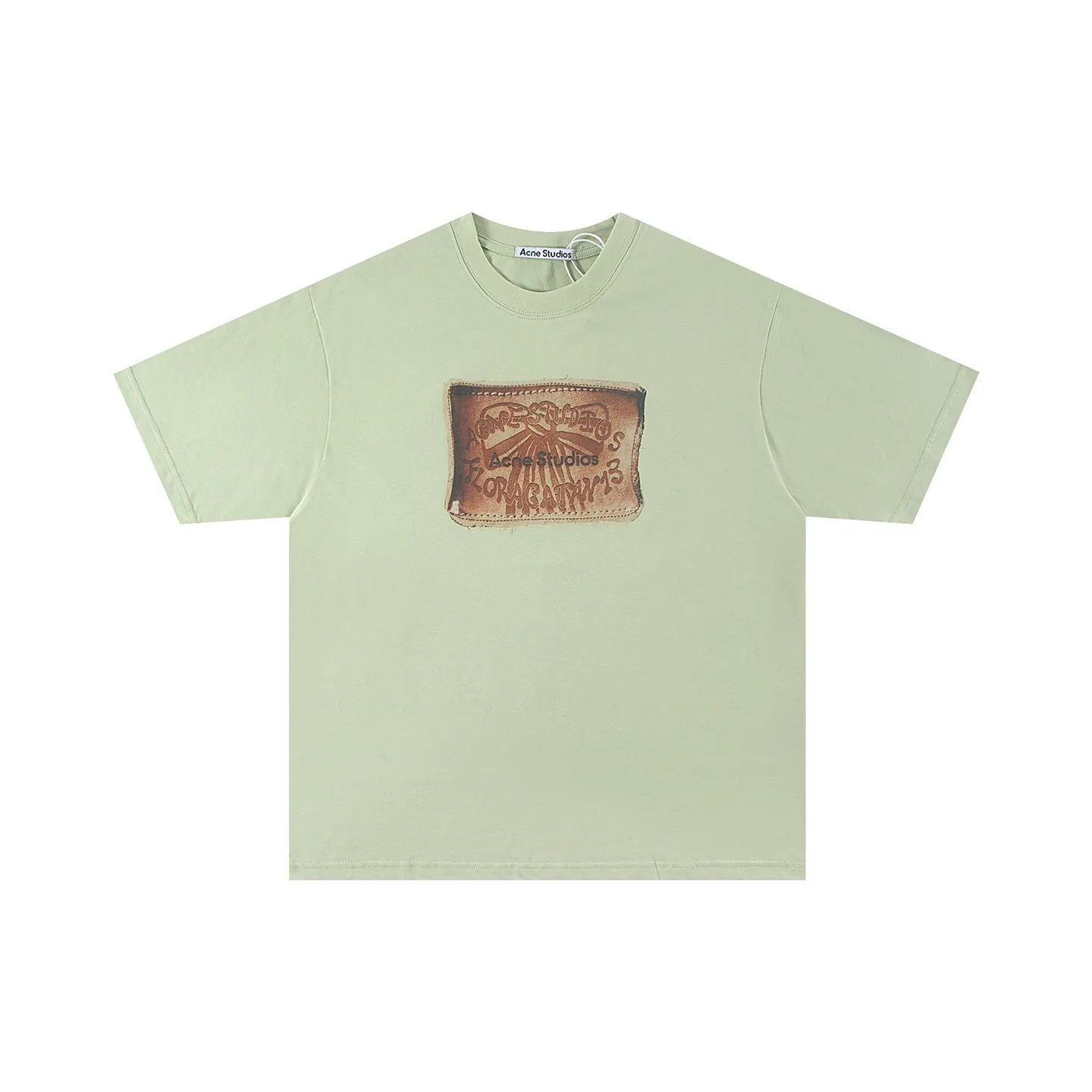 Distressed Patch Logo Oversized T-Shirt D10011792 — view 2