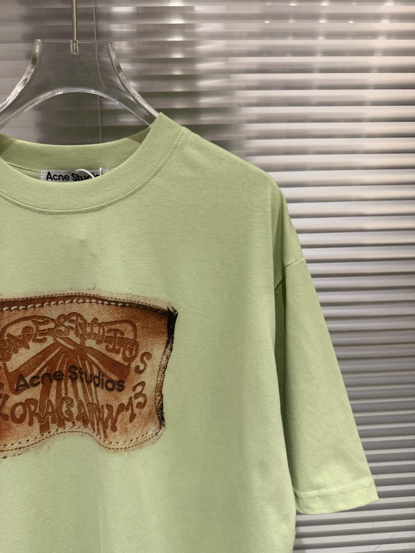 Distressed Patch Logo Oversized T-Shirt D10011791 — view 6
