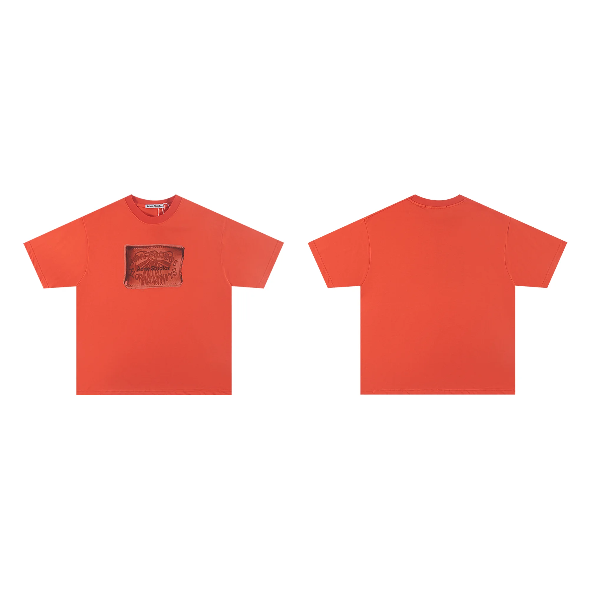 Logo Patch Oversized Cotton T-Shirt D10011794