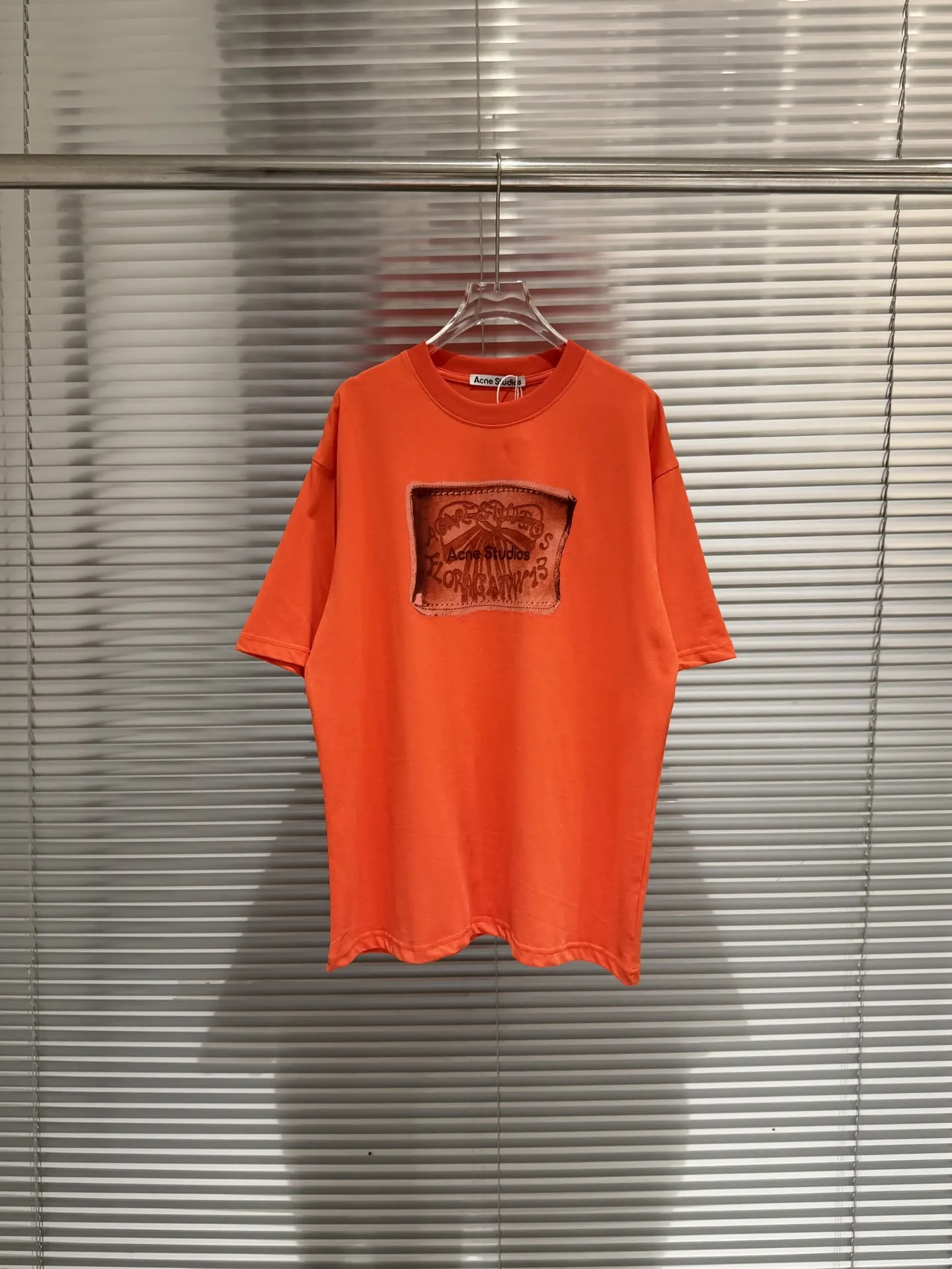Distressed Patch Logo Oversized T-Shirt D10011793