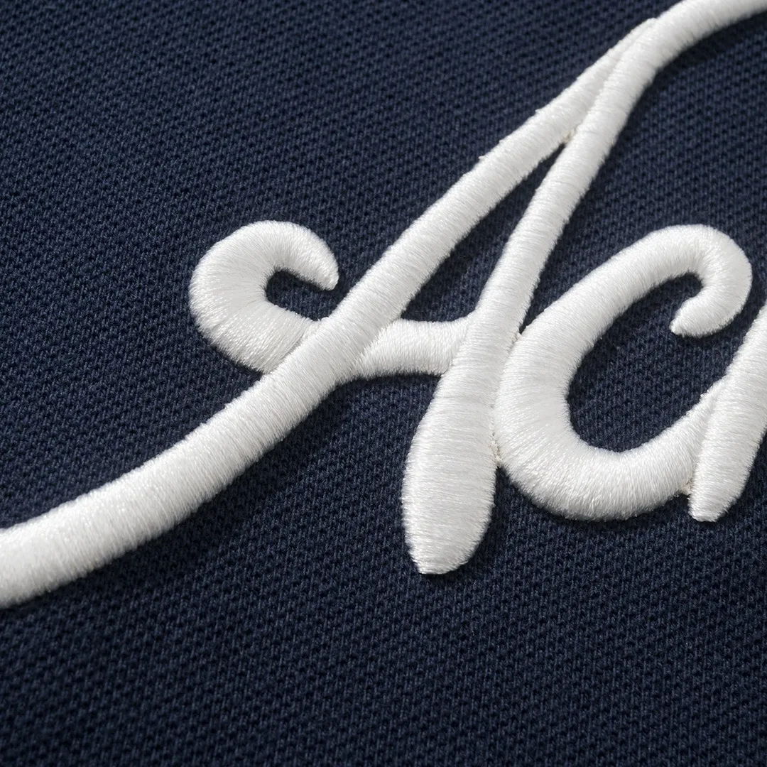 Embroidered Logo Piqué Cotton T-Shirt D10511781 — view 5