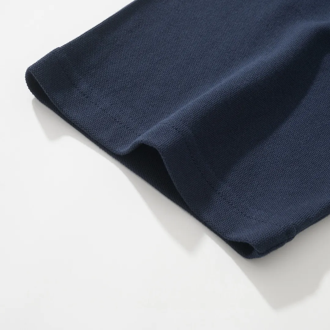 Embroidered Logo Piqué Cotton T-Shirt D10511781 — view 8