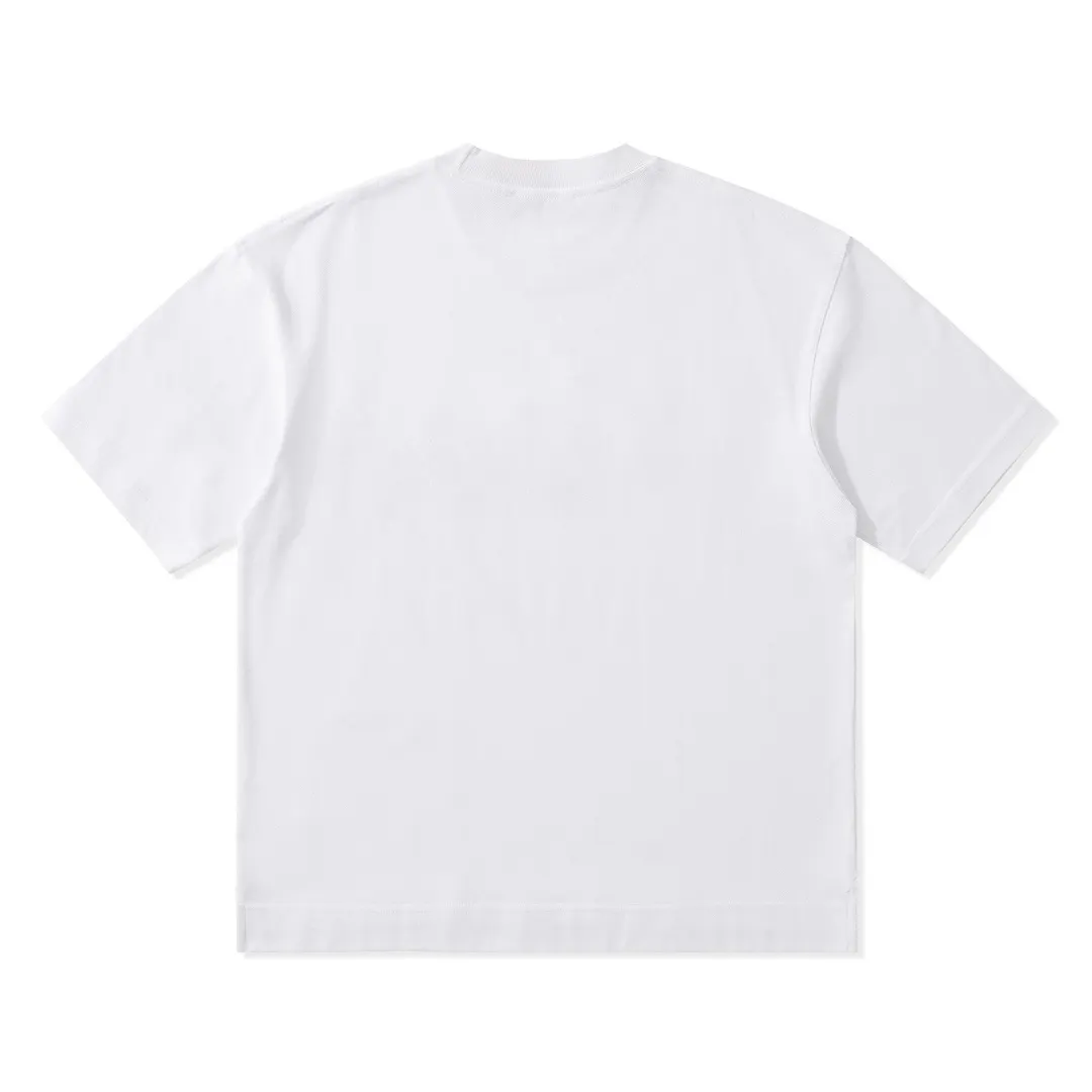 Embroidered Logo Piqué Cotton T-Shirt D10511780 — view 3