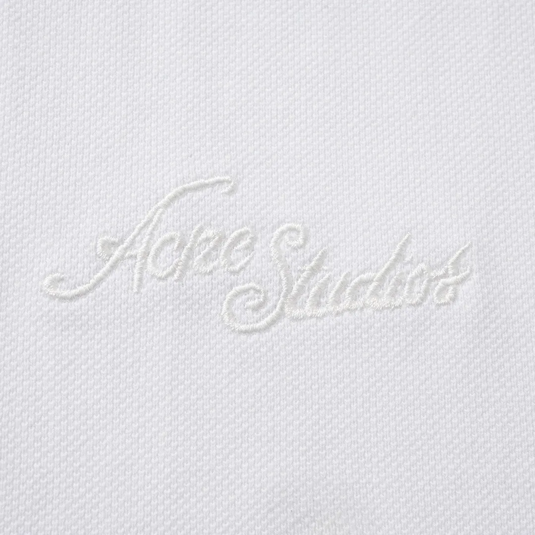Embroidered Logo Piqué Cotton T-Shirt D10511780 — view 4