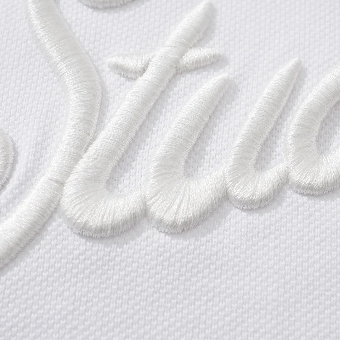 Embroidered Logo Piqué Cotton T-Shirt D10511780 — view 5
