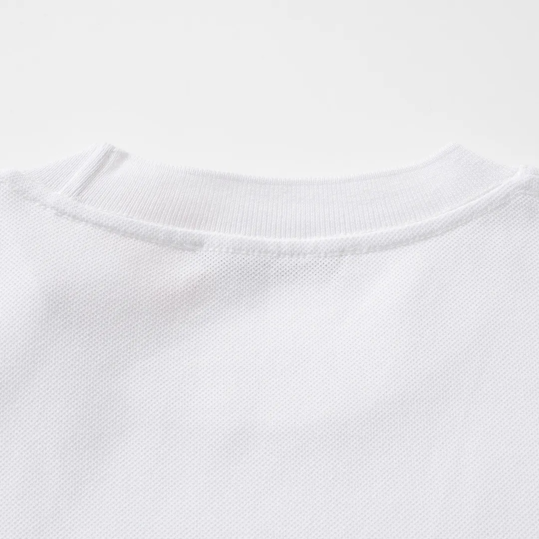 Embroidered Logo Piqué Cotton T-Shirt D10511780 — view 6