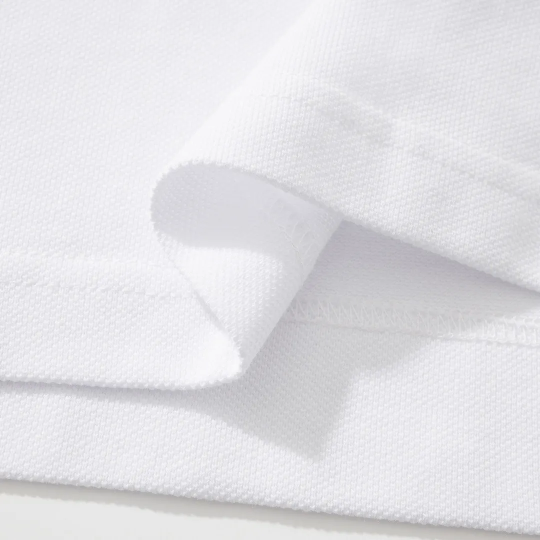 Embroidered Logo Piqué Cotton T-Shirt D10511780 — view 9
