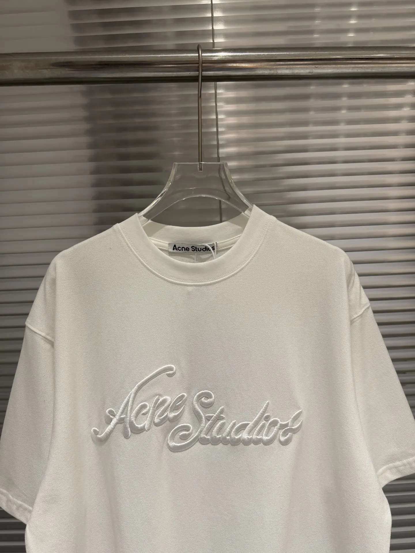 Embroidered Logo Piqué Cotton T-Shirt D10511779 — view 8