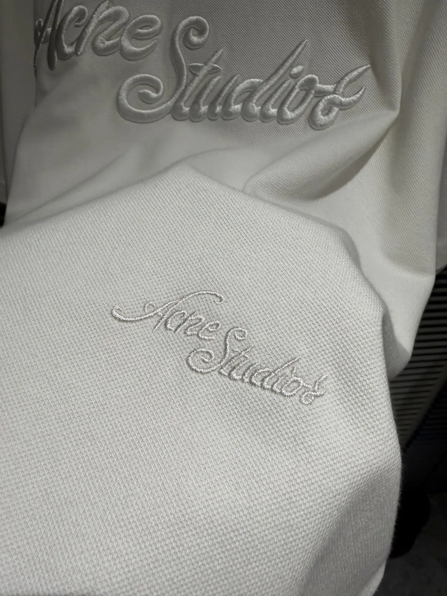 Embroidered Logo Piqué Cotton T-Shirt D10511779 — view 10