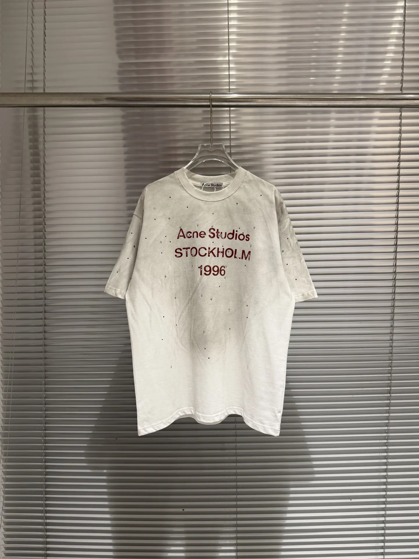 1996 Distressed Rhinestone Logo T-Shirt D10811773