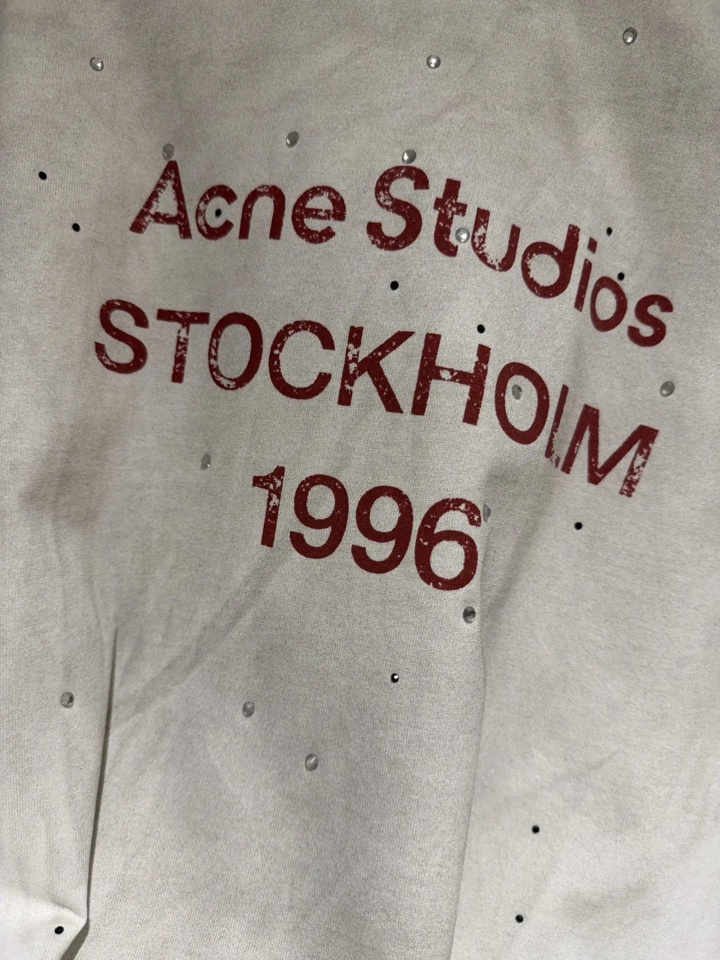 1996 Distressed Rhinestone Logo T-Shirt D10811773 — view 7