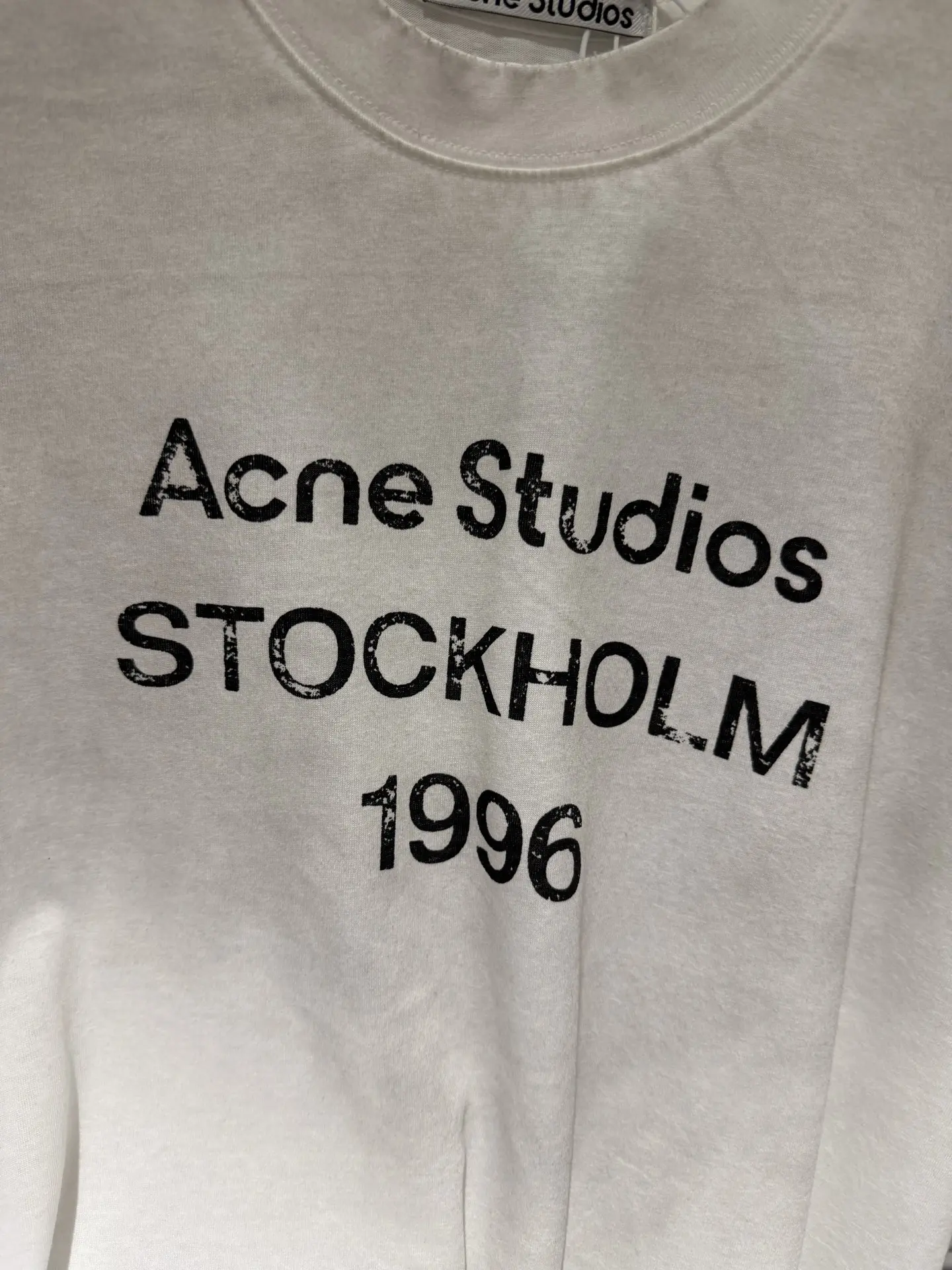 1996 Logo Distressed Cotton T-Shirt D9511801 — view 12