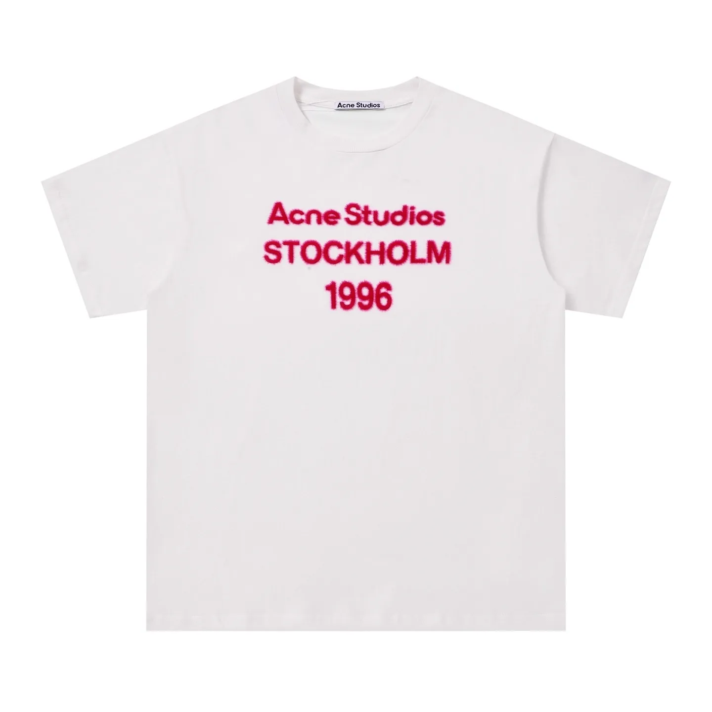 1996 Flocked Logo Cotton T-Shirt D9511777 — view 2