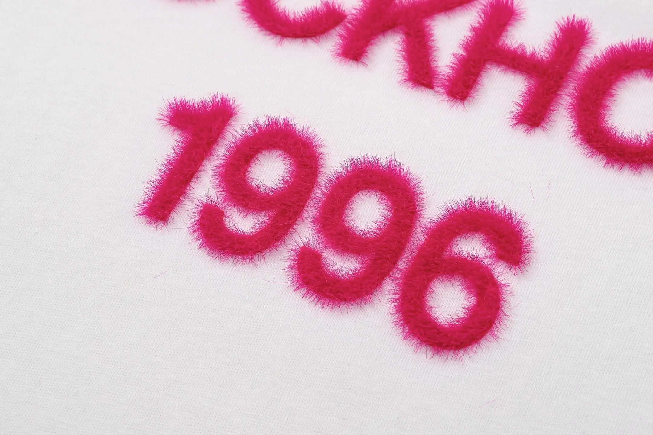 1996 Flocked Logo Cotton T-Shirt D9511777 — view 5