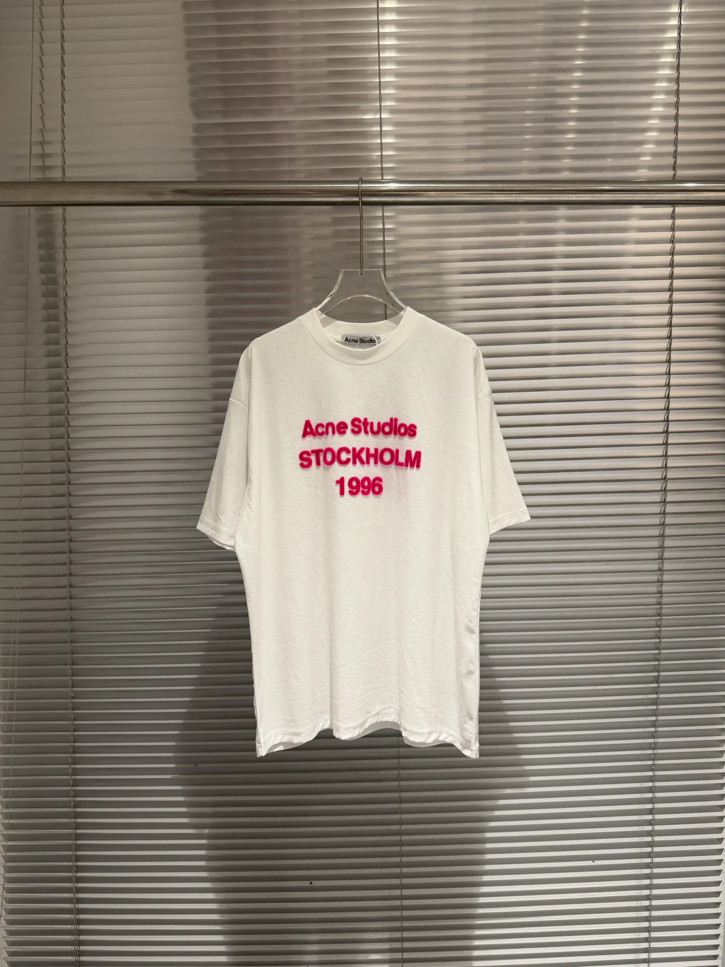 Logo Flocked Cotton T-Shirt D9511776 — view 7