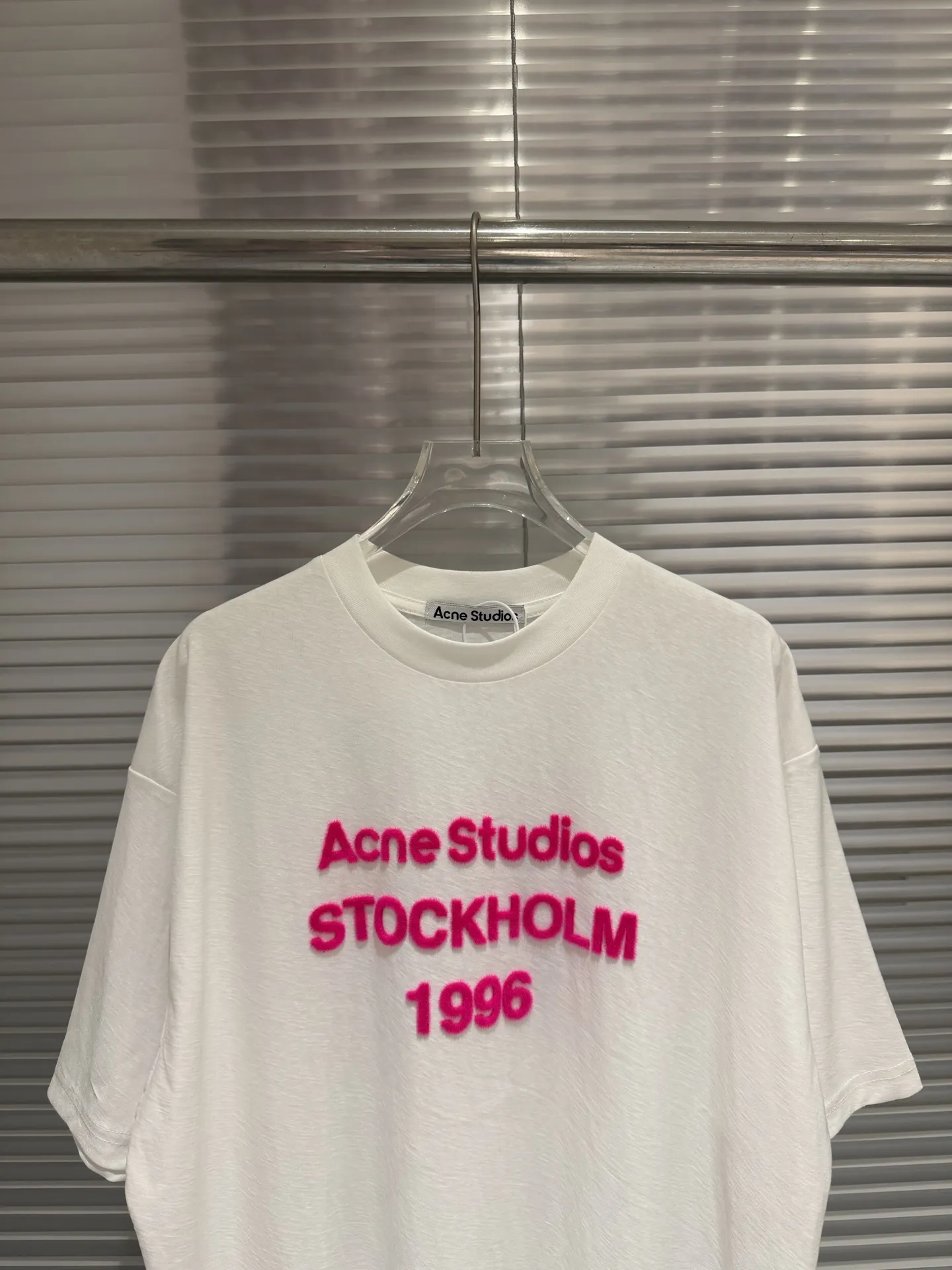 Logo Flocked Cotton T-Shirt D9511776 — view 8