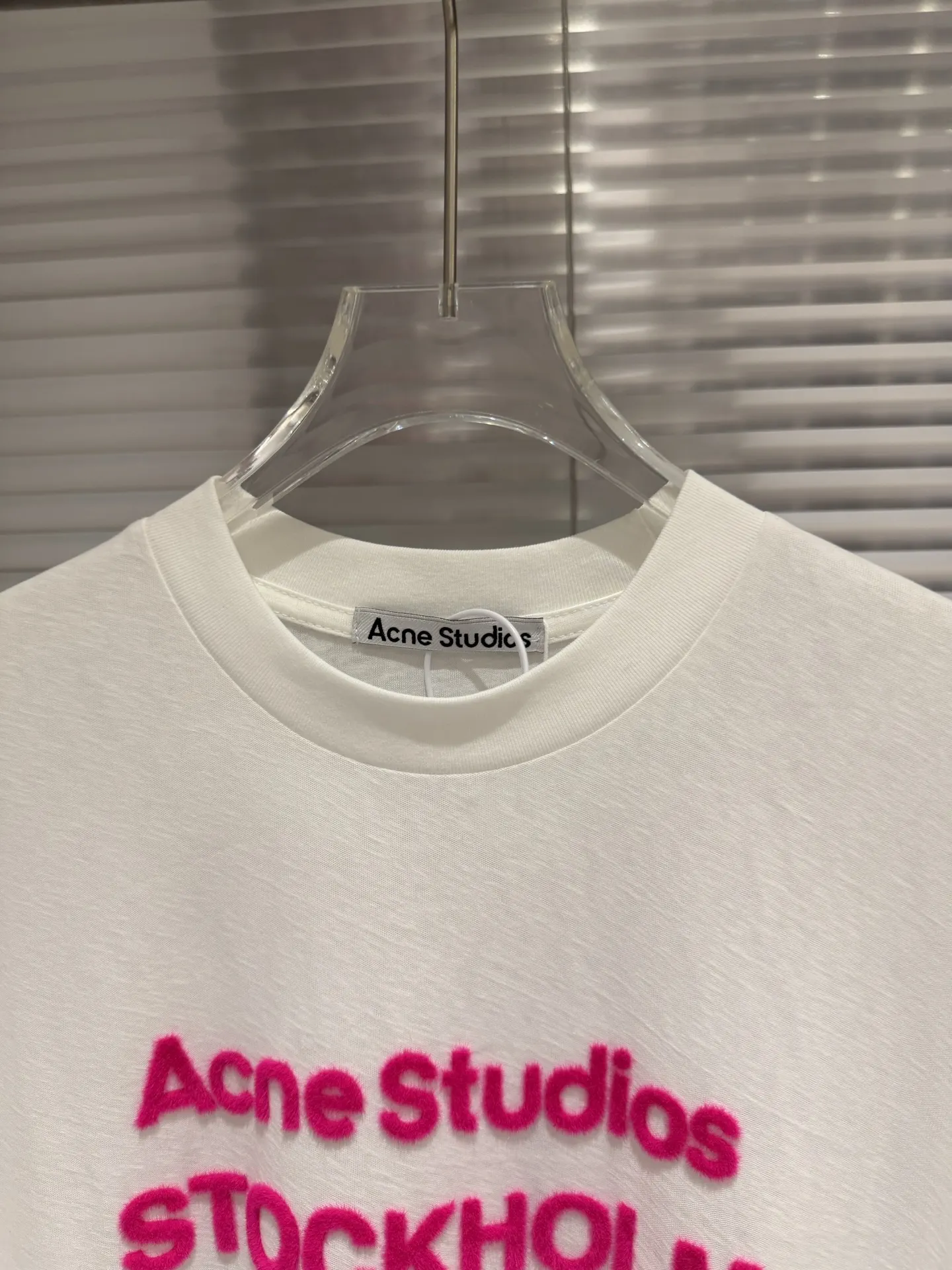Logo Flocked Cotton T-Shirt D9511776 — view 9