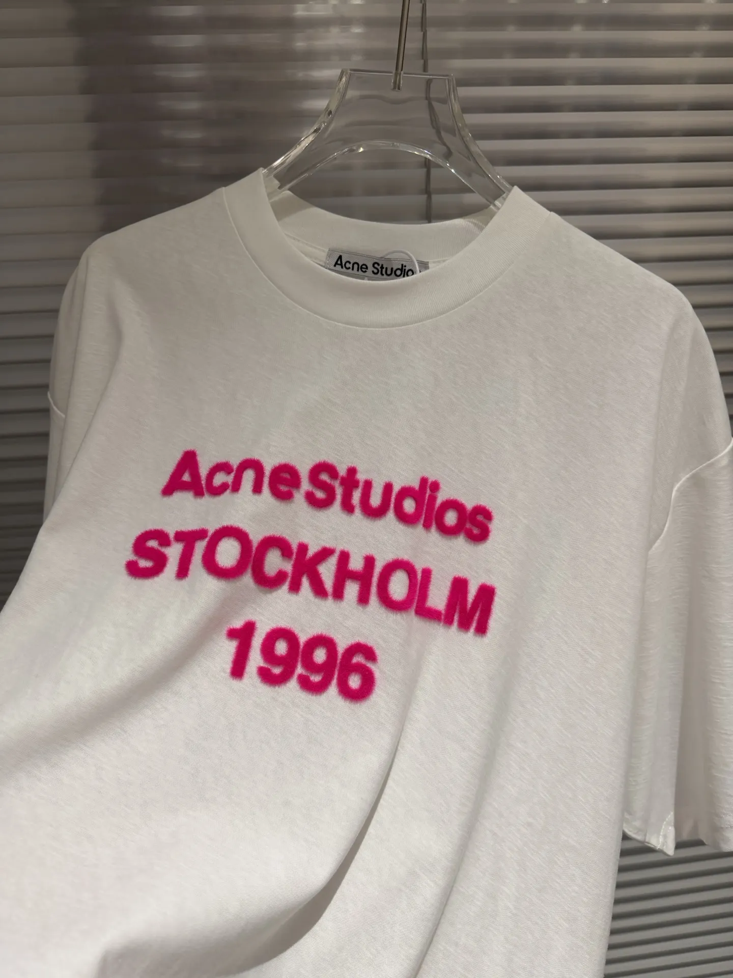 Logo Flocked Cotton T-Shirt D9511776 — view 10
