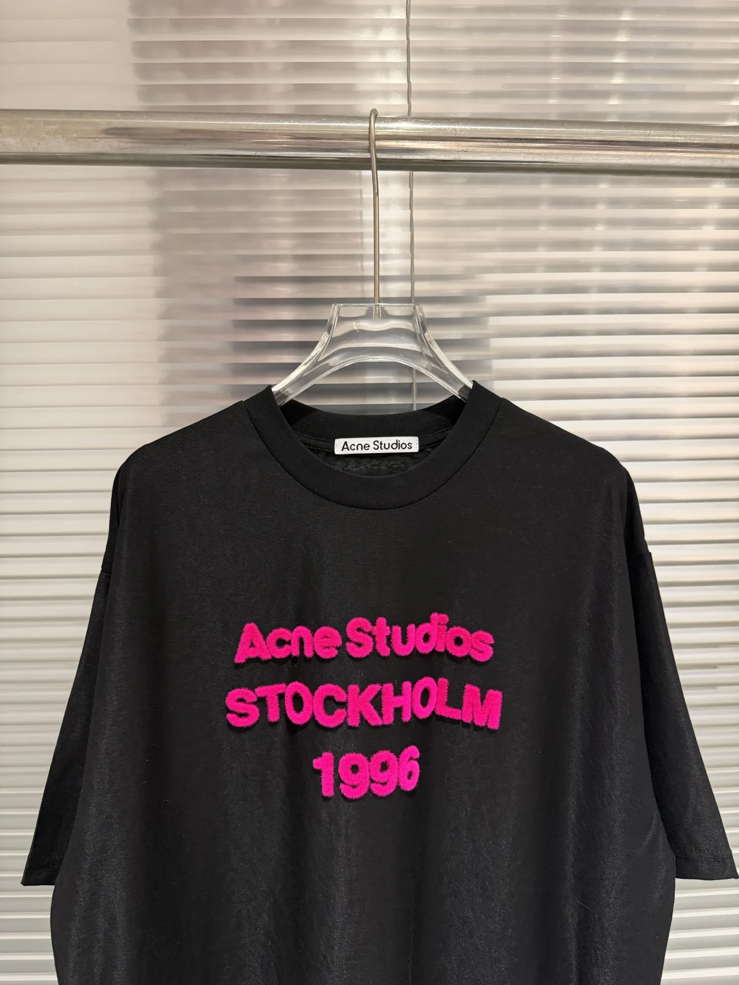 Logo Flocked Cotton T-Shirt D9511776 — view 14