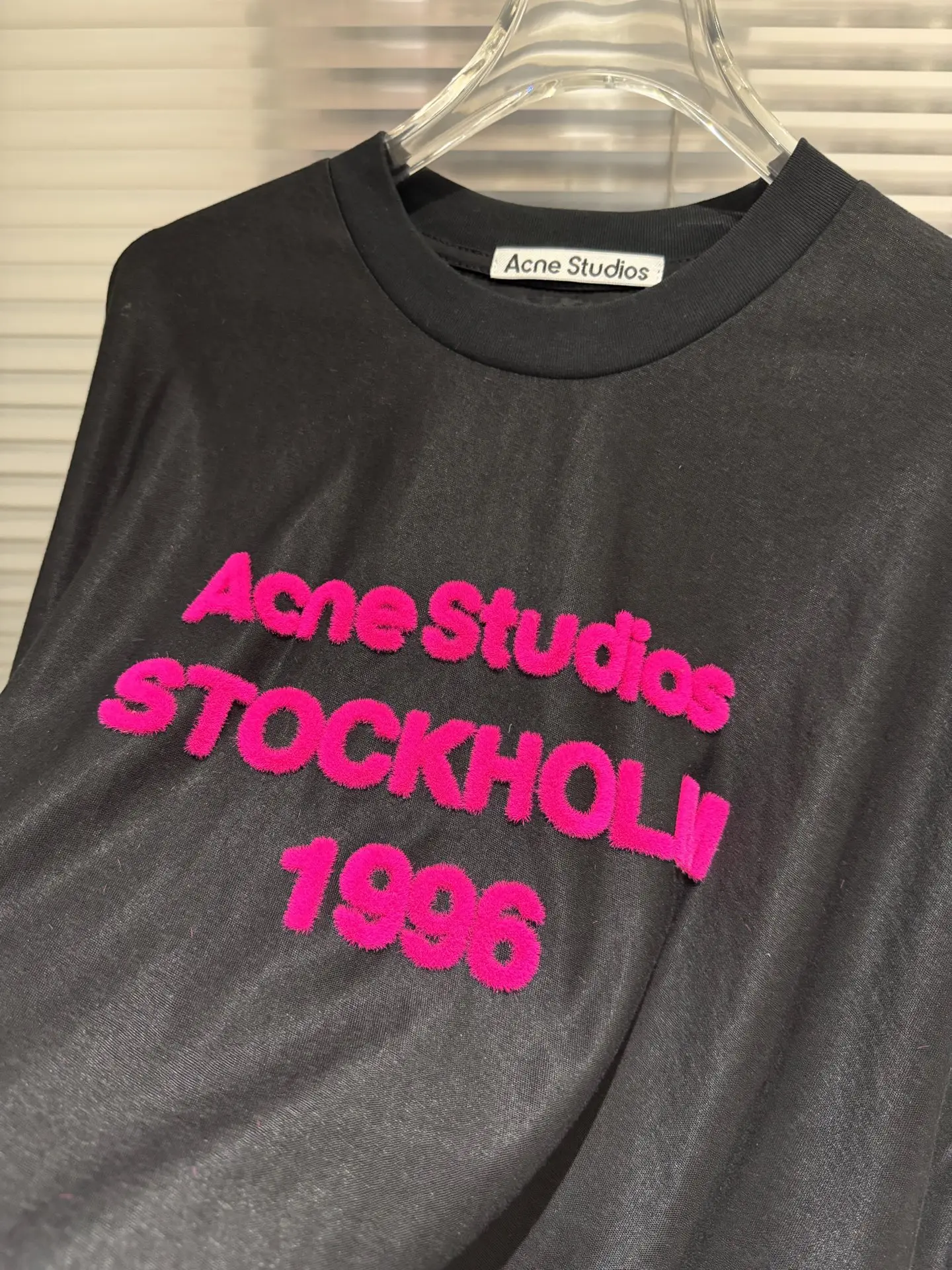 Logo Flocked Cotton T-Shirt D9511776 — view 15