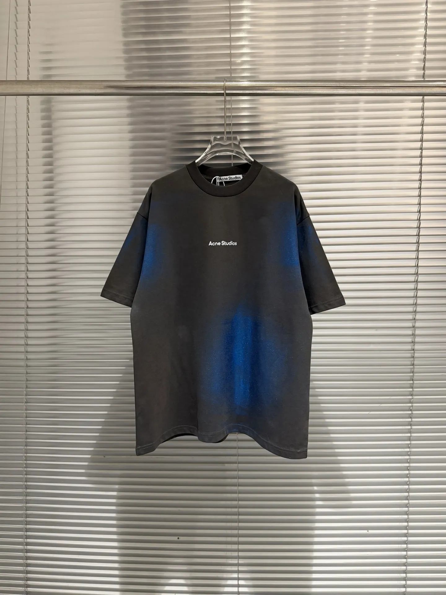 Logo Print Spray-Effect Cotton T-Shirt D11511808